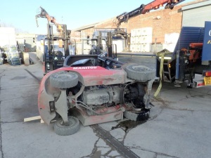 forklift truck rollover death