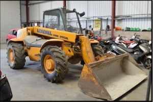 telehandler involved in accident