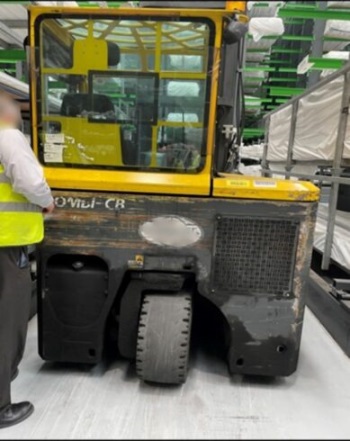 Forklift truck accident