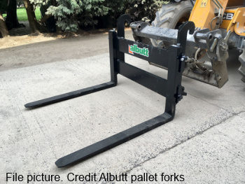 Pallet fork attachment