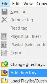 add directory in mp3 tag