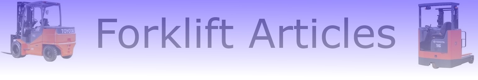 Forklift articles