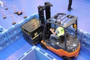 forklift training chicane