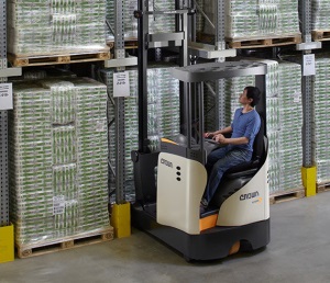 reach truck stacking