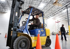 Forklift apprentice training