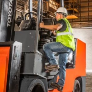 Forklift trip hazards