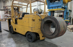 excessive counterweight on forklift