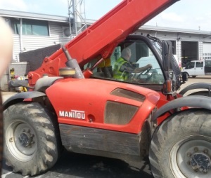 look all around the telehandler