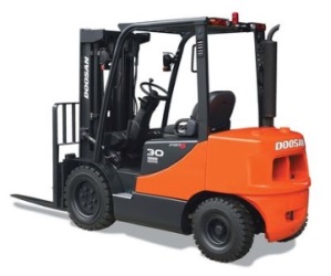 counterbalanced forklift truck