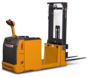 pedestrian operated forklift truck