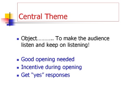 the central theme
