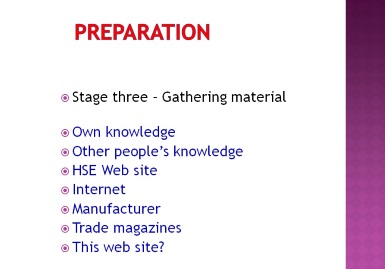 gathering the material