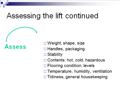 assessing the lift