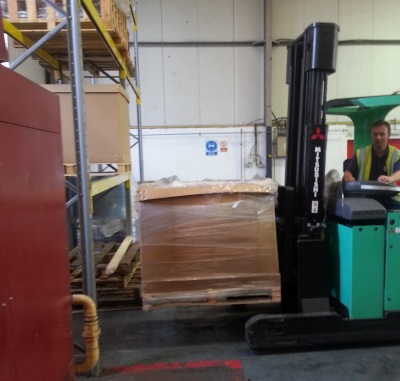 reach truck stacking sequence